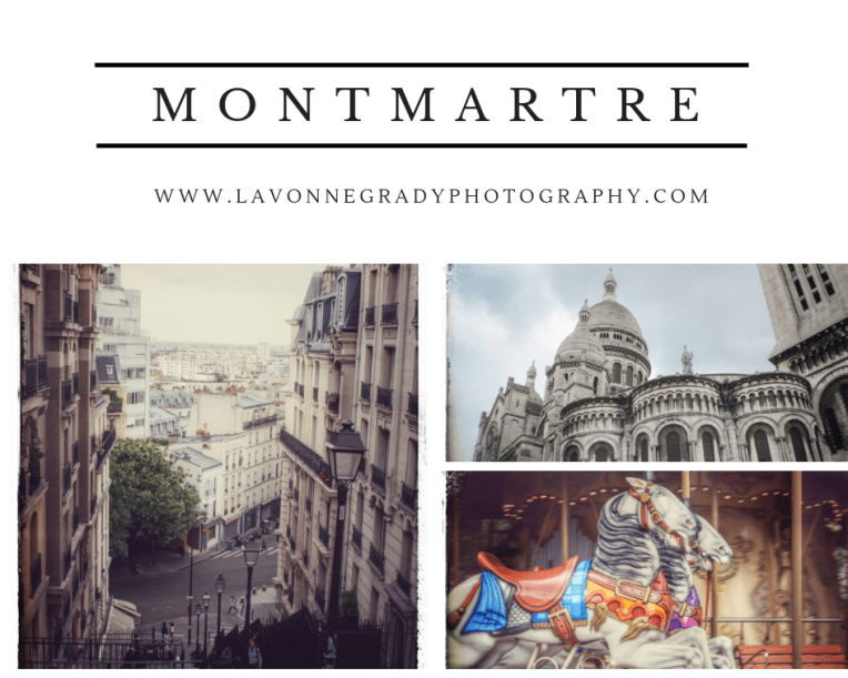 Paris France Montmartre art district traveling Europe with Rheumatoid Arthritis RA patient photography landscape cityscape churches carousels health