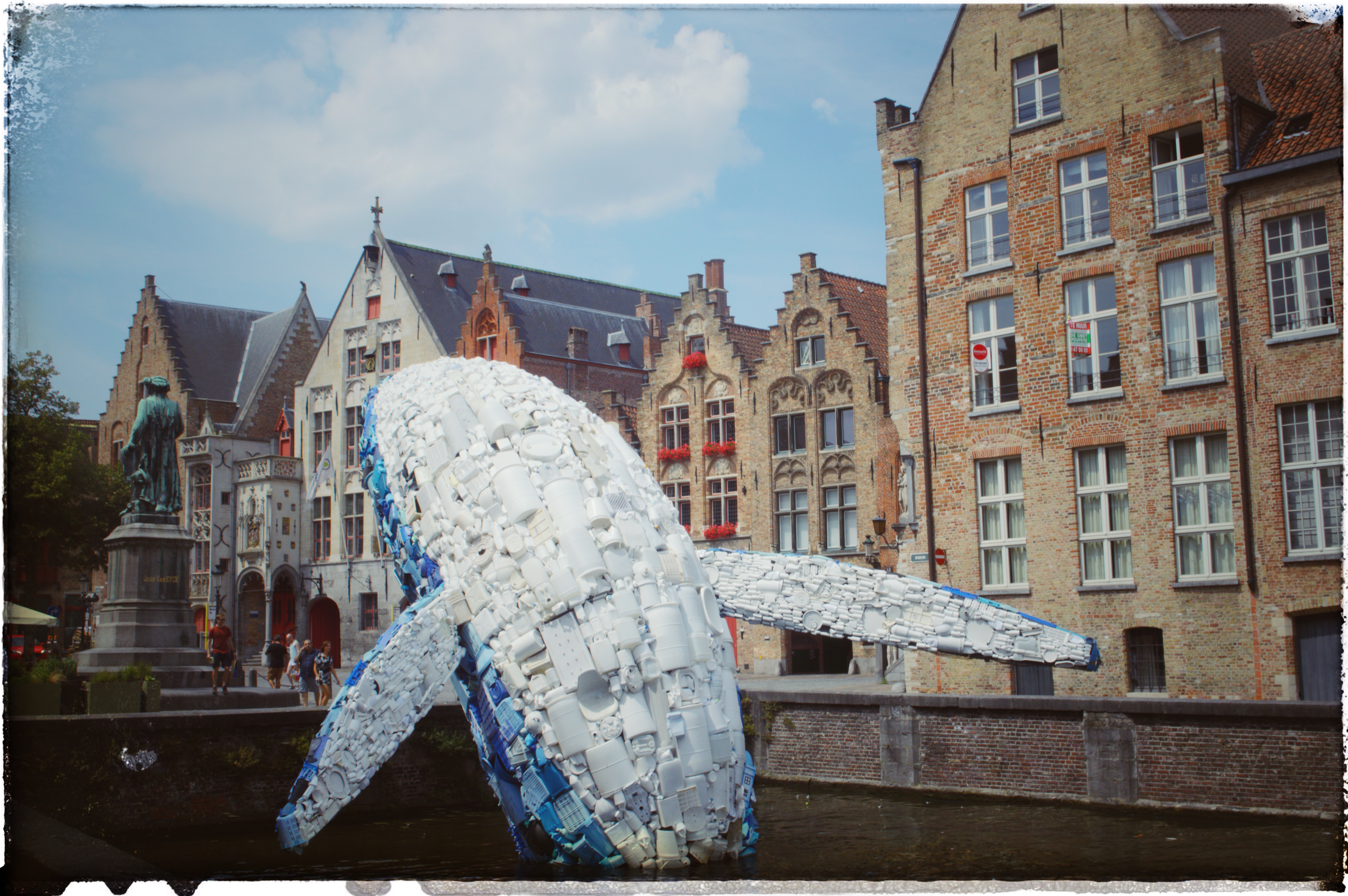 Belgium Bruges europe gothic buildings landscape photography cityscapes living with Rheumatoid Arthritis RA patient health traveling travel wanderlust adventure Plastic whale recycling