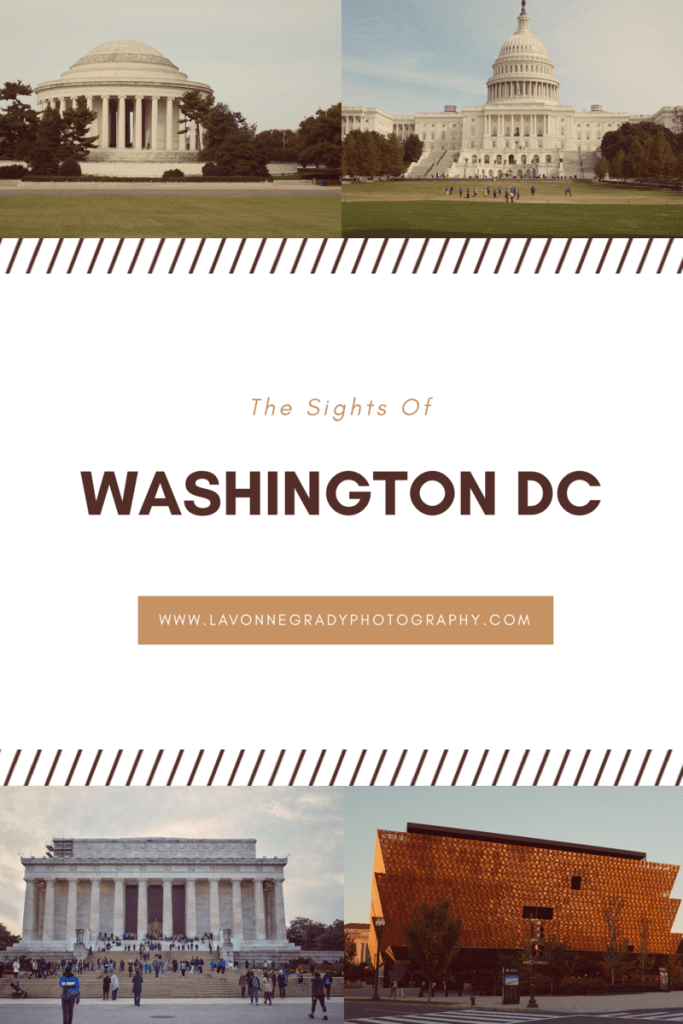 Historical buildings, African American history museum, Lincoln memorial, us capital building, Jefferson memorial